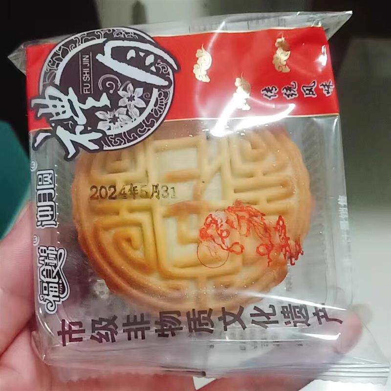 福食锦广式五仁月饼老五式五Y仁独立包装新鲜传统糕点特价