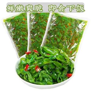 新货香辣菜梗凉拌菜下酒菜海藻下饭菜E海白菜爽脆海带丝400g袋装