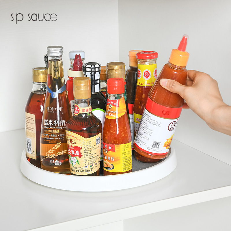 sp sauce厨房调味品多功能旋转式置物架调料架调料收纳收纳盒