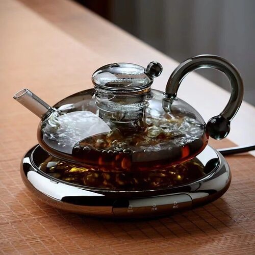 鼠尾花茶壶套装英式煮下午茶水果茶具耐热玻璃艾玛诗T0电陶炉