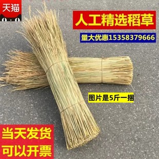 饰草帘遮阳稻草帘子牛羊草料稻草 天然干稻草做霉豆腐 稻草屋顶装