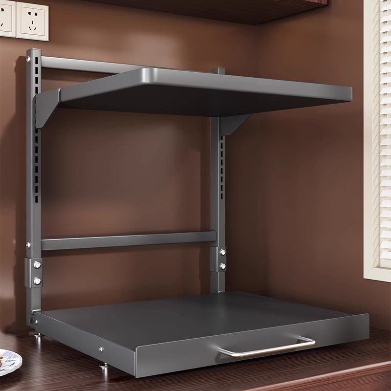 厨房微波炉置物架多功能放电饭煲烤箱专用台面电器抽拉式收纳架子,厨房/烹饪用具,微波炉置物架,淘宝优惠券,粉丝福利购,淘宝优惠卷