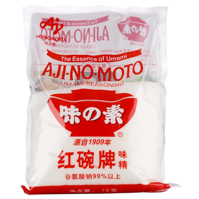 味之素红碗牌味精1千克大袋装调味料味精商用1kg增鲜调味品