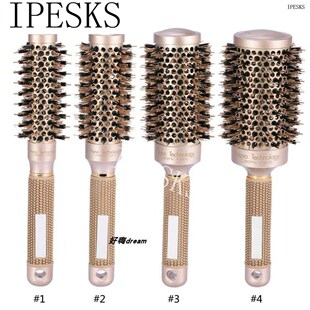Hair comb Barber Round Iron Roller Ceramic Salon Brus
