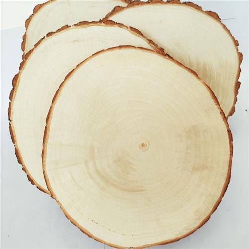 邳州银杏木菜板实木砧板白果木菜墩切菜板家用整木圆形加厚大带皮