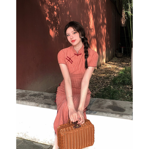 故双栖旗袍女新中式小个子夏季