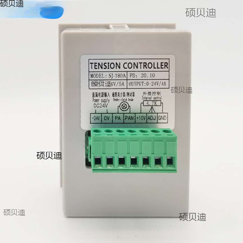 小型24磁粉控制器可调节离合器-180手动调节磁粉张力控制器