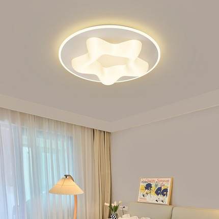 卧室吸顶灯现代简约创意个性星星温馨男女孩房间灯儿童房led灯具