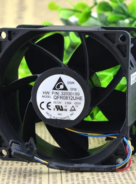 台达8038 8CM12V2. 3线/4线 转速工业汽车改装增压暴力风扇