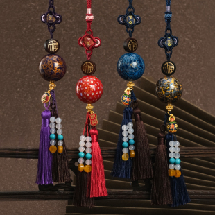 donguan冬官漆器工艺品挂饰吊坠复古潮流民族风创意高档 福禄意