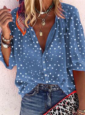 S-5XL Plus size Blouse Women Casual Top ladies Shirts Loose