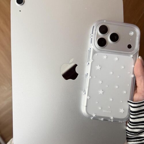 满屏韩系小星星适用于苹果手机壳可爱简约透明iPhone17/16PROMax/14创意13/12高透软壳