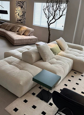 意式极简Soba像素沙发客厅设计师款别墅大平层现代模块沙发组合