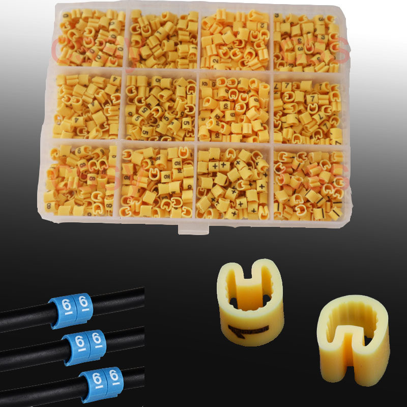 机电标识空白梅花管印字号码管