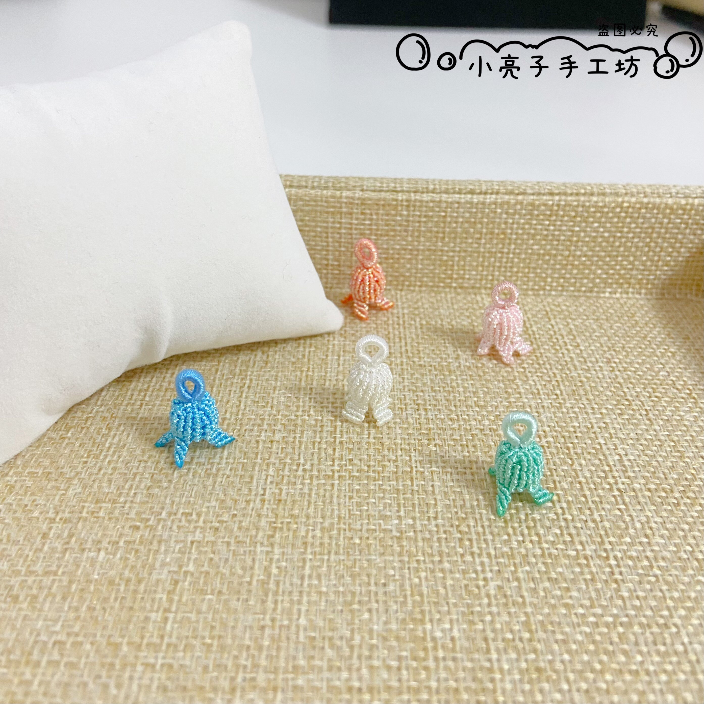 铃兰花手工编织成品多色原创设计手绳配件diy串珠礼物送礼现货