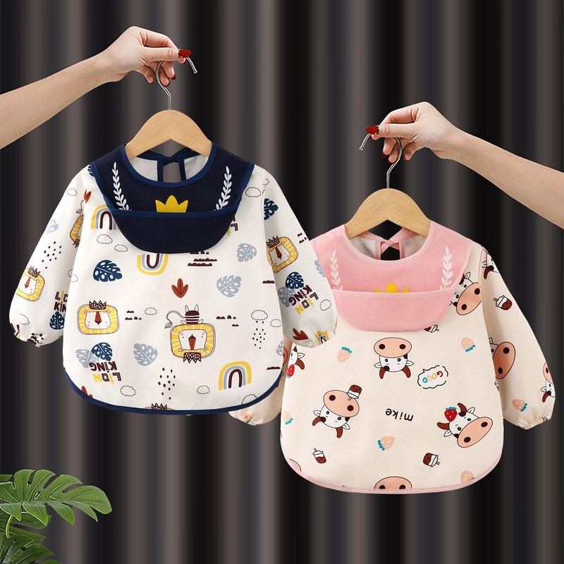 宝宝罩衣全身防水儿童围裙吃饭围兜婴儿防脏辅食饭兜幼儿园反穿衣,童装/婴儿装/亲子装,反穿衣/罩衣,淘宝优惠券,粉丝福利购,淘宝优惠卷