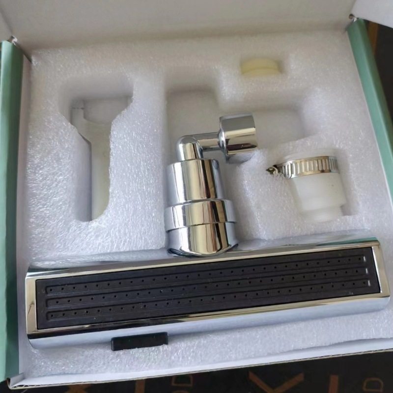 厨房水龙头防溅神器瀑布出水万向旋转起泡器增压延伸水嘴通用接头