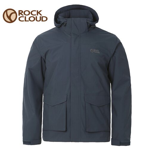 RockCloud岩云秋冬新品男三合一100%羊毛棉内胆防风保暖冲锋衣