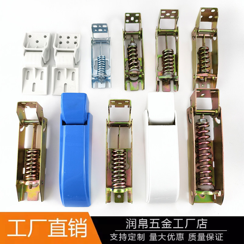 小型通用冰柜门弹簧铰链翻盖冷柜雪柜冰箱门合页超市冷冻柜门卧式