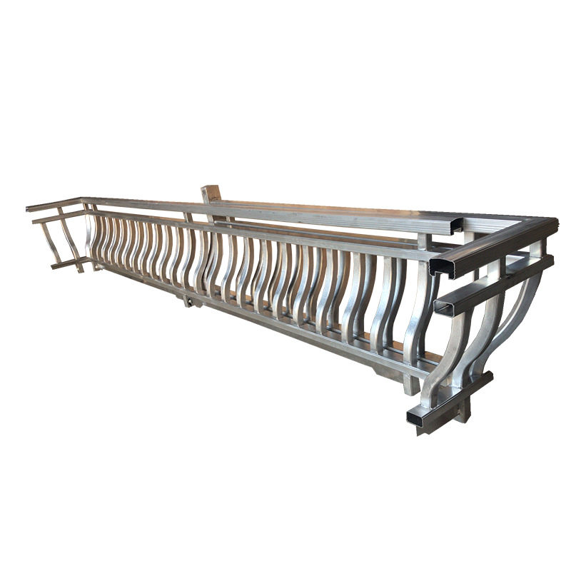 定制飞来椅王靠中式仿古铝坐凳长廊景观凉亭公园凳铝合金美人靠