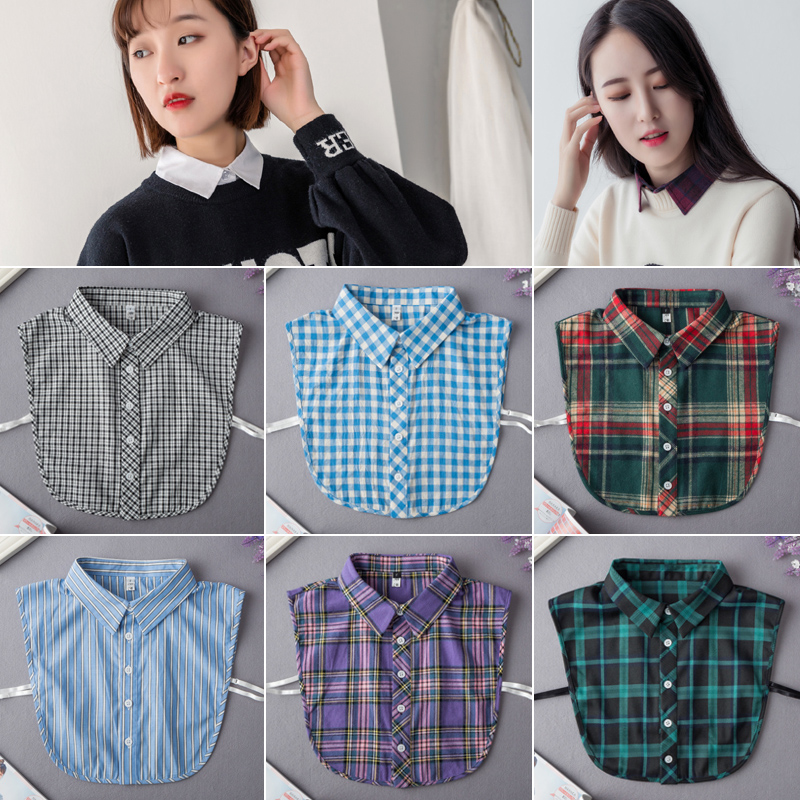 装饰秋冬百搭男女休闲风假领子