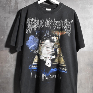 Punk outfits恶灵天皇 Cradle of Filth 污秽Old traditions短袖T