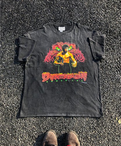 Bruce Lee 李小龙 Portrait graffiti 人像涂鸦 T-shirt 短袖T恤