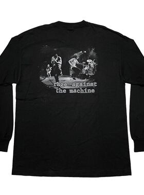 240g！罕见重磅破洞tee！90s Rage Against the Machine长袖T恤