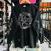 长袖 KISS接吻合唱团 T恤 music 重金属音乐oversize Heavy metal