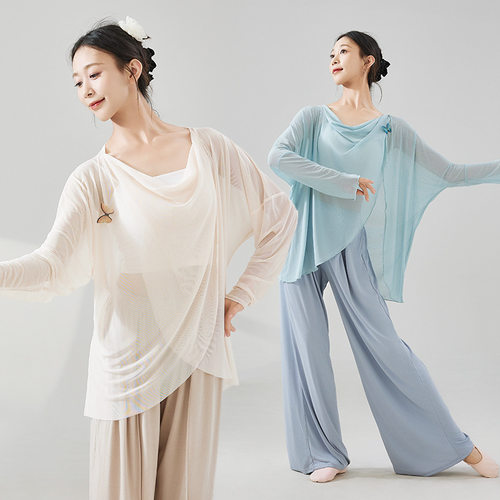 舞蹈服成人款夏季古典汉服纱衣
