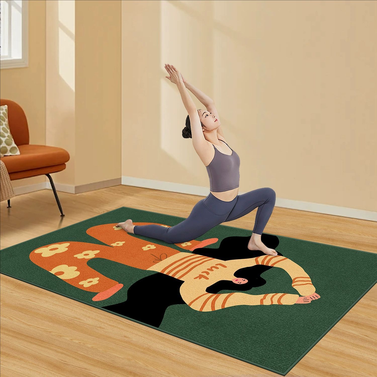 跳绳减震垫新款减肥健身专用静音