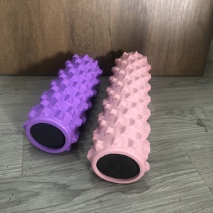 33M实心专业二合一浮点普拉提瑜伽柱狼牙棒泡沫轴肌肉放松按摩器