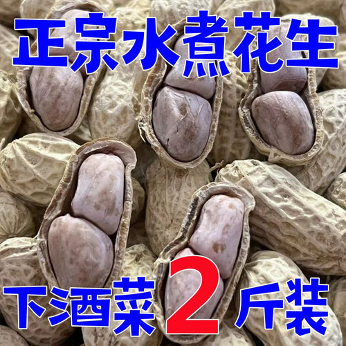 卤水煮花生带壳龙岩花生盐水花生啤酒伴侣下酒菜夜市烧烤真空包装