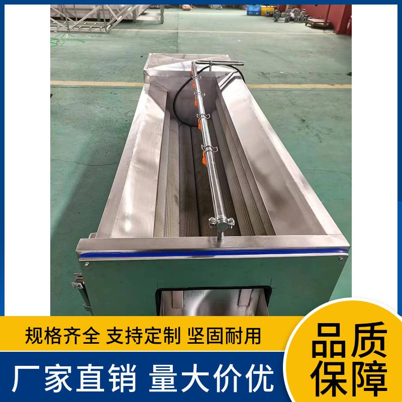 桔梗三七药材毛辊清洗设备高压喷淋去皮去泥清洗设备