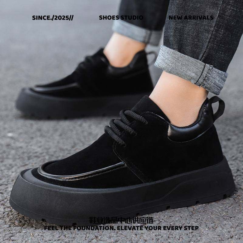 晋江乐成体育用品男鞋冬季新款复古英伦风厚底休闲板鞋青少年户外,流行男鞋,工装鞋,淘宝优惠券,粉丝福利购,淘宝优惠卷