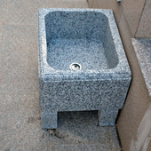 户外大理石拖把池庭院石材拖布池阳台室外洗手水槽天然石头墩布池