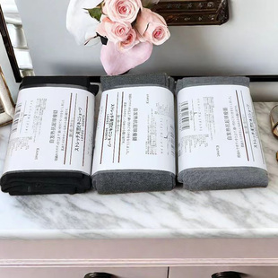 日系m瘦腿袜无j印加绒压力秋冬新款 女 弹力显瘦黑科技连脚袜打底裤