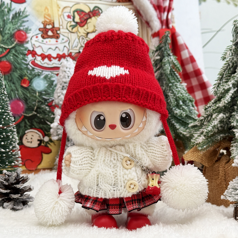 一二三代拉布布圣诞节衣服