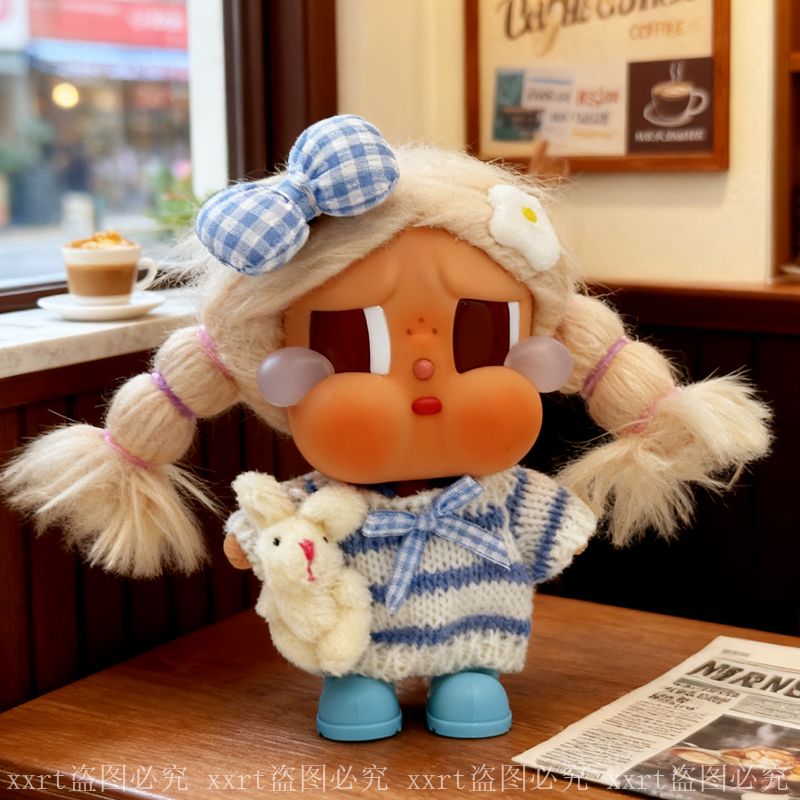 可爱冬季小熊毛衣套装哭娃