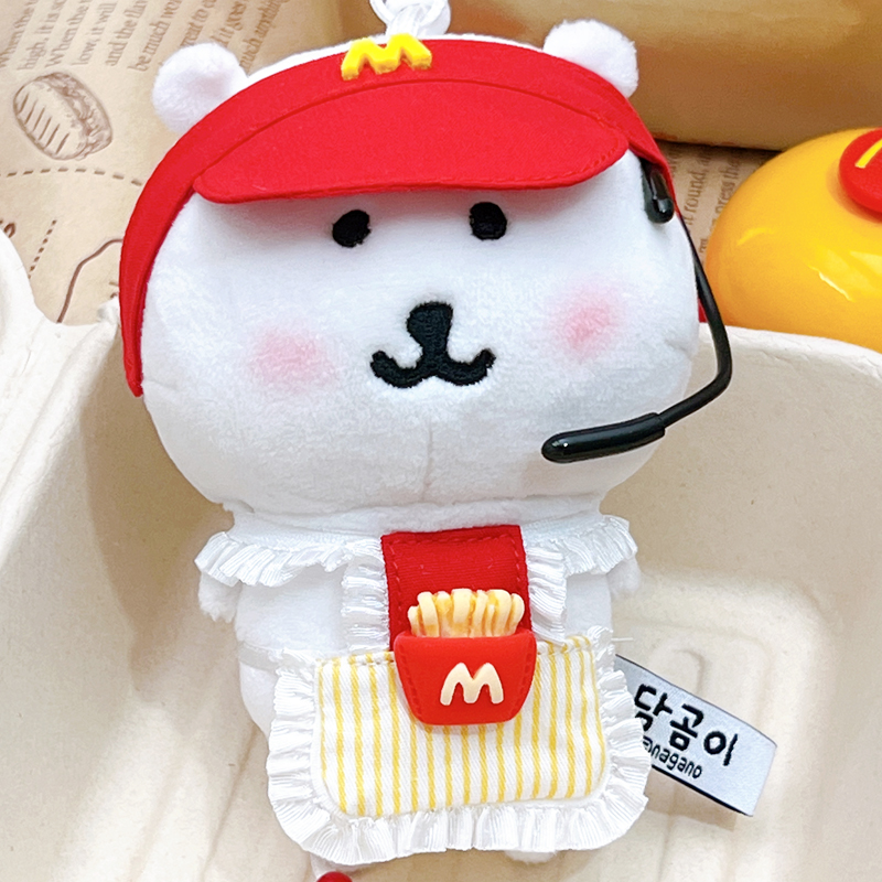 13cm自嘲熊麦当劳娃衣