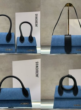 小众jacquemus设计小方包牛仔系列时尚百搭手提包斜挎单肩腋下包