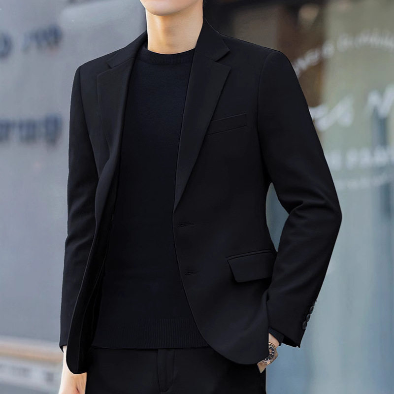 男士休闲西装外套韩版修身小西服春秋外套潮流痞帅正装单西上衣