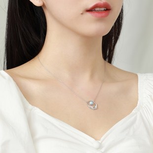 JG海精灵项链女小众设计感轻奢锁骨链高级感森系冷淡风可爱学生
