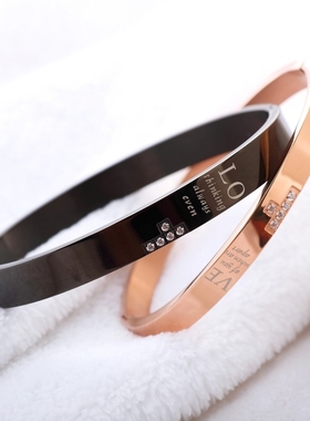 异地恋生日礼物刻字情侣手链定制