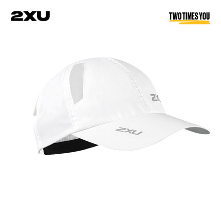 2XU 运动鸭舌帽户外遮阳速干网眼透气棒球帽轻便跑步帽登山帽