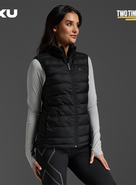 2XU Commute系列马甲女秋冬户外轻薄立领休闲保暖外套防寒上衣