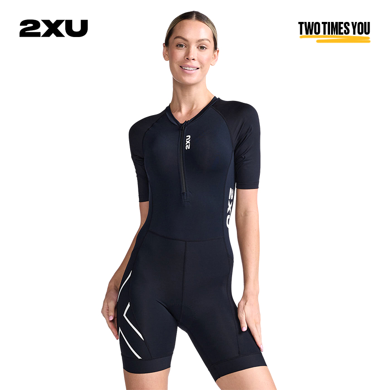 2XU Core系列女士健身户外自行车山路山地车骑行长袖运动连体服