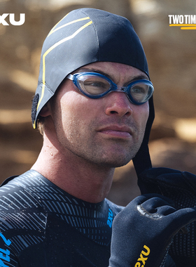 2XU Propel系列耐磨潜水头套潜水帽冲浪浮潜帽防晒防寒保暖冬泳男