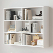 实木吊柜墙壁柜卧室家用悬空柜子墙上打孔书架壁挂式 阳台收纳柜