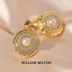 WILLIAM 口钉礼盒 轻奢定制礼物高端袖 MILTON永恒之心珍珠袖 扣男士